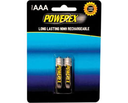 Powerex 1,000 mAH AAA Rechargeable Batteries